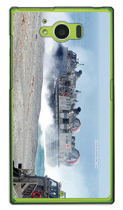 畑島岳士自衛隊フォトコレクション 輸送用エアクッション艇 LCAC （クリア） AQUOS SERIE SHV32 au Coverfull shv32 ケース shv32 カバー aquos serie shv32 ケース aquos serie shv32 カバー au スマートフォン カバー aquos 送料無料