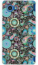 ペイズリーフラワー ブルー produced by COLOR STAGE AQUOS SERIE mini SHV33 au Coverfull aquos serie mini shv33 ケース aquos serie mini shv33 カバー shv33 ケース shv33 カバー shv33ケース shv33カバー アクオスシリーズミニ ケース 送料無料(2)