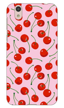 チェリー (ピンク) produced by COLOR STAGE AQUOS sense SHV40・SH-01K au・docomo・MVNOスマホ(SIMフリー端末) Coverfull au shv40 sh-01k カバー shv40 sh-01k ケース aquos sense shv40 sh-01k カバー 送料無料