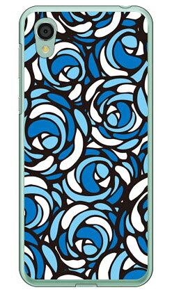 樂天商城 - ローズポップ ブルー （クリア） AQUOS sense2 SHV43・SH-01L・SH-M08・かんたん au・docomo・MVNOスマホ（SIMフリー端末） YESNO au shv43 sh-01l カバー shv43 sh-01l ケース aquos sense2 shv43 sh-01l カバー aquos sense2 shv43 sh-01l 送料無料