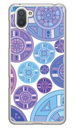 乐天商城 - パープル ディスク パターン （クリア） AQUOS R3 SHV44・SH-04L・808SH au・docomo・SoftBank Coverfull shv44 sh-04l 808shカバー shv44 sh-04l 808shケース aquos r3 shv44 sh-04l 808shカバー aquos r3 shv44 sh-04l 808shケース shv44 送料無料