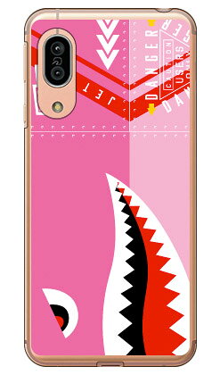 シャーク ピンク （クリア） AQUOS sense3 SHV45・SH-02M・SH-M12・sense3 lite au・docomo・MVNOスマホ（SIMフリー端末）・楽天モバイル YESNO au shv45 sh-02m sh-m12 カバー shv45 sh-02m sh-m12 ケース aquos sense3 shv45 sh-02m sh-m12 送料無料