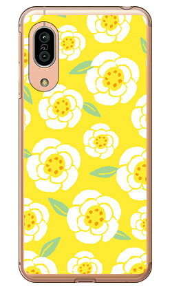 Rakuten - サザンフラワー イエロー （クリア） AQUOS sense3 SHV45・SH-02M・SH-M12・sense3 lite au・docomo・MVNOスマホ（SIMフリー端末）・楽天モバイル Coverfull au shv45 sh-02m sh-m12 カバー shv45 sh-02m sh-m12 ケース aquos sense3 shv45 送料無料
