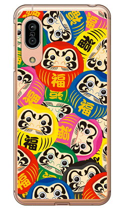 ダルマ オールスター （クリア） AQUOS sense3 SHV45・SH-02M・SH-M12・sense3 lite au・docomo・MVNOスマホ（SIMフリー端末）・楽天モバイル Coverfull au shv45 sh-02m sh-m12 カバー shv45 sh-02m sh-m12 ケース aquos sense3 shv45 送料無料