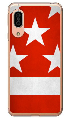 Cf LTD ダービーコレクション 競馬 騎手 勝負服 5 赤・白星散・袖白一本輪 （クリア） AQUOS sense3 SHV45・SH-02M・SH-M12・sense3 lite au・docomo・MVNOスマホ（SIMフリー端末）・楽天モバイル Coverfull au shv45 sh-02m sh-m12 カバー 送料無料