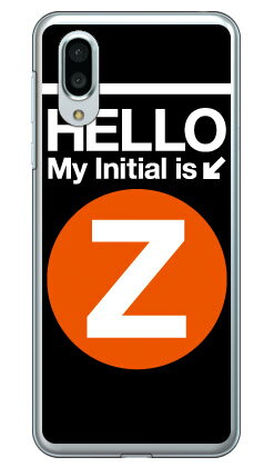 乐天商城 - Cf LTD サブウェイイニシャル Z オレンジ （クリア） AQUOS sense3 plus SHV46 au・SoftBank・MVNOスマホ（SIMフリー端末）・楽天モバイル Coverfullau shv46 カバー shv46 ケース aquos sense3plus shv46 カバー aquos sense3plus shv46 カバー 送料無料