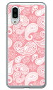 Cf LTD ピンキーコレクション ペイズリー （クリア） AQUOS sense3 plus SHV46 au・SoftBank・MVNOスマホ（SIMフリー端末）・楽天モバ..