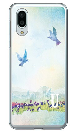樂天商城 - Cf LTD バード イニシャル U （クリア） AQUOS sense3 plus SHV46 au・SoftBank・MVNOスマホ（SIMフリー端末）・楽天モバイル Coverfullau shv46 カバー shv46 ケース aquos sense3plus shv46 カバー aquos sense3plus shv46 カバー 送料無料