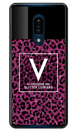 Rakuten - Cf LTD ヒョウ柄 ネイルボトル イニシャル V ピンク （クリア） AQUOS zero2 SHV47・SH-01M・SH-M13 au・docomo・SoftBank Coverfull au shv47 sh-01m カバー shv47 sh-01m ケース aquos zero2 shv47 sh-01m カバー aquos zero2 shv47 sh-01m 送料無料