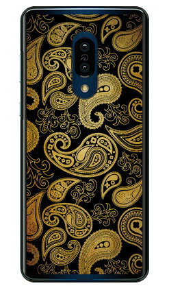 【送料無料】 Cf LTD ブラック×ゴールドコレクションシリーズ ペイズリー （クリア） / for AQUOS zero2 SHV47・SH-01M・SH-M13/au・docomo・SoftBank 【Coverfull】au shv47 sh-01m カバー shv47 sh-01m ケース aquos zero2 shv47 sh-01m カバー aquos zero2 shv47