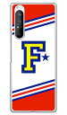 Cf LTD チア イニシャル アルファベット F レッド (クリア) Xperia 1 II SOG01・SO-51A・XQ-AT42 au・docomo・MVNOスマホ(SIMフリー端末) Coverfull xperia 1 II ケース xperia 1 II カバー 1 II ケース 1 II カバー エクスペリア1 II ケース 送料無料(2)