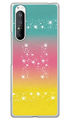 Rakuten - Cf LTD アロハ イニシャル トロピカル N （クリア） Xperia 1 II SOG01・SO-51A・XQ-AT42 au・docomo・MVNOスマホ（SIMフリー端末） Coverfull xperia 1 II ケース xperia 1 II カバー 1 II ケース 1 II カバー エクスペリア1 II so-51aケース 送料無料
