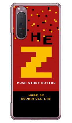 Cf LTD ゲーム イニシャル Z （クリア） Xperia 5 II SOG02・A002SO・SO-52A・XQ-AS42 au・SoftBank・docomo・MVNOスマホ（SIMフリー端末） Coverfull xperia 5 II ケース xperia 5 II カバー 5 II ケース 5 II カバー エクスペリア5 II ケース 送料無料
