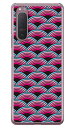 レインボーアーチ ピンク (クリア) Xperia 5 II SOG02・A002SO・SO-52A・XQ-AS42 au・SoftBank・docomo・MVNOスマホ(SIMフリー端末) YESNO xperia 5 II ケース xperia 5 II カバー 5 II ケース 5 II カバー エクスペリア5 II ケース ケース 送料無料