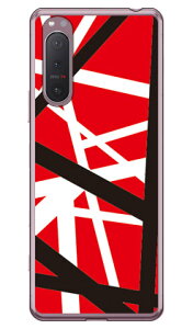 ロックオマージュ レッド (ソフトTPUクリア) Xperia 5 II SOG02・A002SO・SO-52A・XQ-AS42 au・SoftBank・docomo・MVNOスマホ(SIMフリー端末) SECOND SKIN xperia 5 II ケース xperia 5 II カバー 5 II ケース 5 II カバー エクスペリア5 II 送料無料
