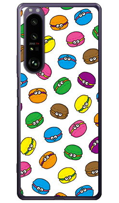 樂天商城 - マカロンズ ホワイト （ソフトTPUクリア） Xperia 1 III SOG03・SO-51B・A101SO au・docomo・SoftBank YESNO xperia 1 iii ケース xperia 1 iii カバー 1 iii ケース 1 iii カバー エクスペリア1 iii ケース エクスペリア1 iii カバー sog03 送料無料