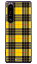 Tartan check イエロー （クリア） design by Moisture Xperia 1 III SOG03・SO-51B・A101SO au・docomo・SoftBank SECOND SKIN xperia 1 iii ケース xperia 1 iii カバー 1 iii ケース 1 iii カバー エクスペリア1 iii ケース エクスペリア1 iii 送料無料