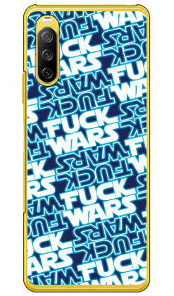 Cf LTD FUCKWARS パターン ブルー （クリア） Xperia 10 III SOG04・SO-52B・A102SO・10 III Lite XQ-BT44 au・docomo・Y!mobile・MVNOスマホ（SIMフリー端末） Coverfull xperia 10 iii ケース xperia 10 iii カバー 10 iii ケース 10 iii 送料無料