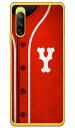Cf LTD ベースボール イニシャル レッド Y (クリア) Xperia 10 III SOG04・SO-52B・A102SO・10 III Lite XQ-BT44 au・docomo・Y!mobile・MVNOスマホ(SIMフリー端末) Coverfull xperia 10 iii ケース xperia 10 iii カバー 10 iii ケース 10 送料無料(2)