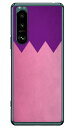Cf LTD ダービーコレクション 競馬 騎手 勝負服 【24】 桃・紫袖・紫鋸歯形 (クリア)Xperia 5 III SOG05・SO-53B・XQ-BQ42 au・docomo・SoftBank・MVNOスマホ(SIMフリー端末) Coverfull xperia 5 mark3 ケース xperia 5 mark3 カバー 5 mark3 ケース 5 送料無料