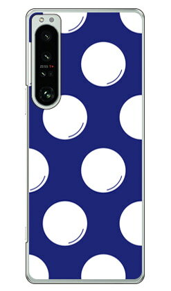 ドットフライ ネイビー×ホワイト (クリア) Xperia 1 IV SOG06 SO-51C A201SO XQ-CT44 au・docomo・SoftBank・MVNOスマホ(SIMフリー端末) SECOND SKINxperia 1 IV ケース xperia 1 IV カバー 1 IV ケース 1 IV カバー エクスペリア1 IV ケース 送料無料