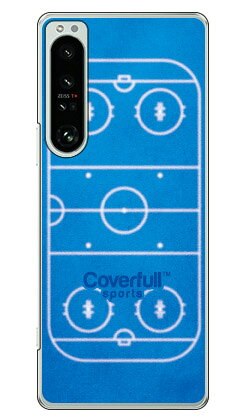 乐天商城 - アイスホッケーコート ブルー（クリア） Xperia 1 IV SOG06 SO-51C A201SO XQ-CT44 au・docomo・SoftBank・MVNOスマホ（SIMフリー端末） Coverfullxperia 1 IV ケース xperia 1 IV カバー 1 IV ケース 1 IV カバー エクスペリア1 IV ケース エクスペリア1 IV 送料無料
