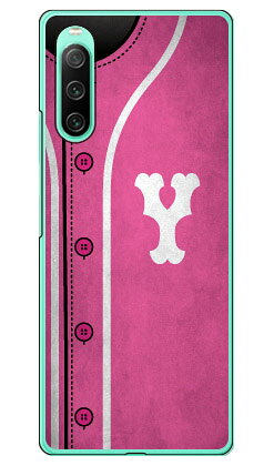 Cf LTD ベースボール イニシャル ピンク Y （ハードケース） Xperia 10 IV SOG07 SO-52C A202SO・XQ-CC44 Coverfull xperia 10 iv ケース xperia 10 iv so-52c ケース xperia 10 iv simフリー xperia 10 iv フィルム xperia 10 iv スマホケース 本体 保護 xperia 送料無料