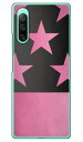 Cf LTD ダービーコレクション 競馬 騎手 勝負服 【48】 黒・桃星散・桃袖 (ハードケース) Xperia 10 IV SOG07 SO-52C A202SO・XQ-CC44 Coverfull xperia 10 iv ケース xperia 10 iv so-52c ケース xperia 10 iv simフリー xperia 10 iv フィルム xperia 10 iv 送料無料