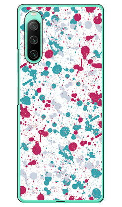 スプラット ホワイト×ニュートラル （ハードケース） Xperia 10 IV SOG07 SO-5