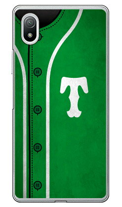乐天商城 - Cf LTD ベースボール イニシャル グリーン T （クリア） Xperia Ace III SOG08・SO-53C・A203SO au・docomo・SoftBank Coverfullxperia ace III ケース xperia ace III カバー ace III ケース ace III カバー エクスペリアace III ケース エクスペリアace III 送料無料