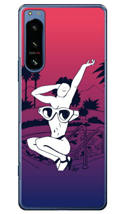 Face 「Swimming Girl」 (ハードケース) Xperia 5 IV SOG09・SO-54C・A204SO・XQ-CQ44 SECOND SKIN xperia 5 iv ケース xperia 5 iv SO-54C ケース xperia 5 iv レンズ保護 xperia 5 iv ケースかわいい xperia 5 iv SOG09 ケース xperia 5 iv 本体 保護 送料無料★