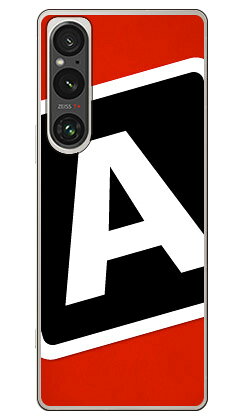 樂天商城 - Cf LTD キャンプ イニシャル レッド×ブラック A (クリア) Xperia 1 VI SOG13 SO-51E A401SO XQ-EC44 Coverfull 本体 保護 ハードケース スマホカバー　送料無料