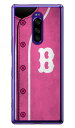 Cf LTD ベースボール イニシャル ピンク B (クリア) Xperia 1 SOV40・SO-03L・802SO・J9110 au・docomo・SoftBank・MVNOスマホ(SIMフリー端末) Coverfull xperia 1 ケース xperia 1 カバー 1 ケース 1 カバー so-03lケース sov40 送料無料