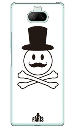 Code；C 「Monsieur」 ホワイト （クリア） Xperia 8 SOV42・Xperia 8 Lite au・Y!mobile・MVNOスマホ（SIMフリー端末） SECOND SKIN xperia 8 ケース xperia 8 カバー 8 ケース 8 カバー エクスペリア8 ケース エクスペリア8 sov42ケース sov42 送料無料