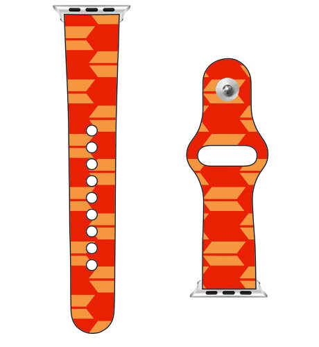 Cf LTD for Apple Watch 和柄 矢絣赤 / for 38/40/41mm Coverfull アップルウォッチapplewatch バンド アップルウォッチ バンド applewatch ベルト ファッショナブル おしゃれ かわいい 交換ベルト 時計ベルト 腕時計ベルト 替えベルト 人気 便利グッズ 送料無料