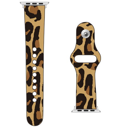 【送料無料】 SECOND SKIN for Apple Watch レオパード design by Moisture / for 38/40/41mm 【SECOND SKIN】applewatch バンド アップルウォッチ バンド applewatch ベルト アップルウォッチ べルト ファッショナブル おしゃれ かわいい 交換ベルト 時計ベルト