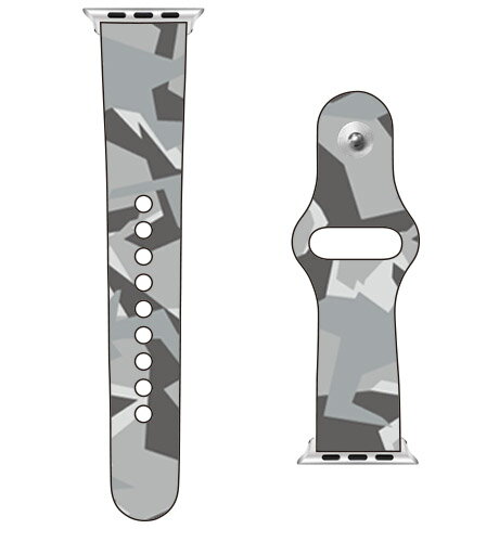 【送料無料】 SECOND SKIN for Apple Watch URBAN camouflage グレー design by Moisture / for 38/40/41mm 【SECOND SKIN】applewatch バンド アップルウォッチ バンド applewatch ベルト アップルウォッチ べルト ファッショナブル おしゃれ かわいい 交換ベルト