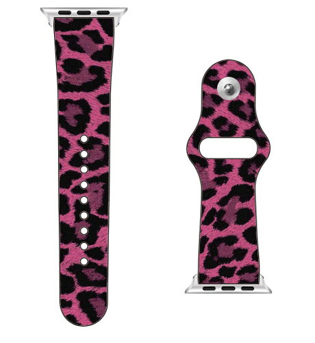 Cf LTD for Apple Watch スタンダード パーティーレオパード ピンク / for 42/44/45mm Coverfullapplewatch バンド アップルウォッチ バンド applewatch ベルト ファッショナブル おしゃれ かわいい 交換ベルト 時計ベルト 腕時計ベルト 替えベルト 人気 送料無料
