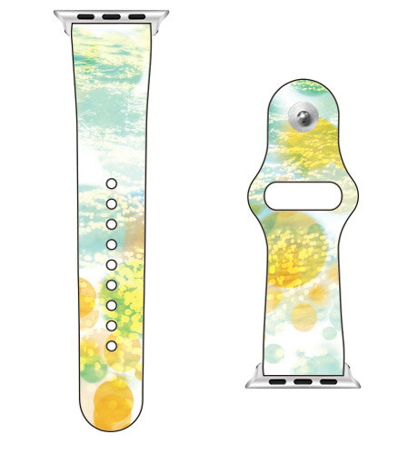 Cf LTD for Apple Watch 和柄 水滴グリーン / for 42/44/45mm Coverfull アップルウォッチapplewatch バンド アップルウォッチ バンド applewatch ベルト ファッショナブル おしゃれ かわいい 交換ベルト 時計ベルト 腕時計ベルト 替えベルト 人気 送料無料