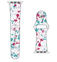 【送料無料】 SECOND SKIN for Apple Watch スプラット ホワイト×ニュートラル / for 42/44/45mm 【SECOND SKIN】applewatch バンド アップルウォッチ バンド applewatch ベルト アップルウォッチ べルト ファッショナブル おしゃれ かわいい 交換ベルト 時計ベルト(2)