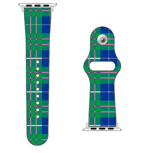 【送料無料】 SECOND SKIN for Apple Watch Tartan check グリーン design by Moisture / for 42/44/45mm 【SECOND SKIN】applewatch バンド アップルウォッチ バンド applewatch ベルト アップルウォッチ べルト ファッショナブル おしゃれ かわいい 交換ベルト 時計ベルト