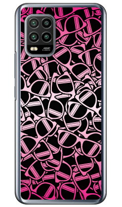【送料無料】 サングラス ピンク （クリア） / for Mi 10 Lite 5G XIG01/au 【YESNO】【ハードケース】au xig01 カバー xig01 ケース xiaomi mi 10 lite xig01 カバー xiaomi mi 10 lite xig01 ケース xiaomi mi 10 lite カバー xiaomi mi 10 lite ケース