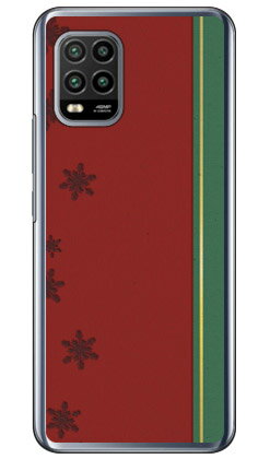 スノークリスタル レッド （クリア） Mi 10 Lite 5G XIG01 au Coverfull ハードケース au xig01 カバー xig01 ケース xiaomi mi 10 lite xig01 カバー xiaomi mi 10 lite xig01 ケース xiaomi mi 10 lite カバー xiaomi mi 10 lite ケース 送料無料