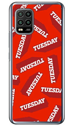 【送料無料】 TUESDAY レッド （クリア） / for Mi 10 Lite 5G XIG01/au 【Coverfull】【ハードケース】au xig01 カバー xig01 ケース xiaomi mi 10 lite xig01 カバー xiaomi mi 10 lite xig01 ケース xiaomi mi 10 lite カバー xiaomi mi 10 lite ケース
