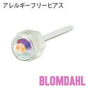 ピアス アレルギーフリーピアス プラスチック 4mm レインボーBLOMDAHL ブロムダール ピアス アレルギーフリー ピアス アレルギーフリーピアス プラスチック 4mm レインボー 両耳 2個 セット ピアス アレルギーフリー かわいい 皮膚 肌 優しい ピアス