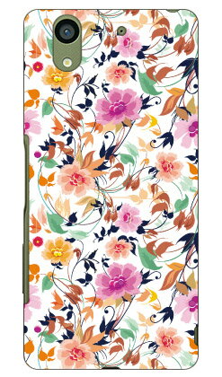 breezeflower ピンク produced by COLOR STAGE arrows NX F-01K docomo Coverfull 全面 受注生産 スマホケース ハードケース f-01k ケース f-01k カバー arrows nx f-01k ケース arrows nx f-01k カバー アローズ nx f-01k ケース 送料無料