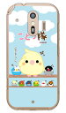 ことり隊シリーズ 敬礼!ことり隊 (クリア) らくらくスマートフォン F-42A・me F-01L docomo らくらくスマートフォンme f-01l ケース らくらくスマートフォンme f-01l カバー らくらく スマホme ケース らくらく スマホme カバー f01l ケース 送料無料