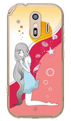 Wavelet （クリア） design by いせきあい らくらくスマートフォン F-42A・me F-01L docomo Coverfull らくらくスマートフォンme f-01l ケース らくらくスマートフォンme f-01l カバー らくらく スマホme ケース カバー f01l ケース 送料無料