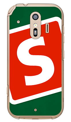 樂天商城 - Cf LTD キャンプ イニシャル グリーン×レッド S （クリア） らくらくスマートフォン F-42A・me F-01L docomo Coverfull らくらくスマートフォンme f-01l ケース らくらくスマートフォンme f-01l カバー らくらく スマホme ケース 送料無料