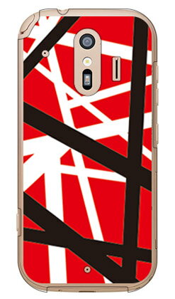 【送料無料】 ロックオマージュ レッド （クリア） / for らくらくスマートフォン F-42A・me F-01L/docomo 【SECOND SKIN】らくらくスマートフォンme f-01l ケース らくらくスマートフォンme f-01l カバー らくらく スマホme ケース カバー f01l ケース